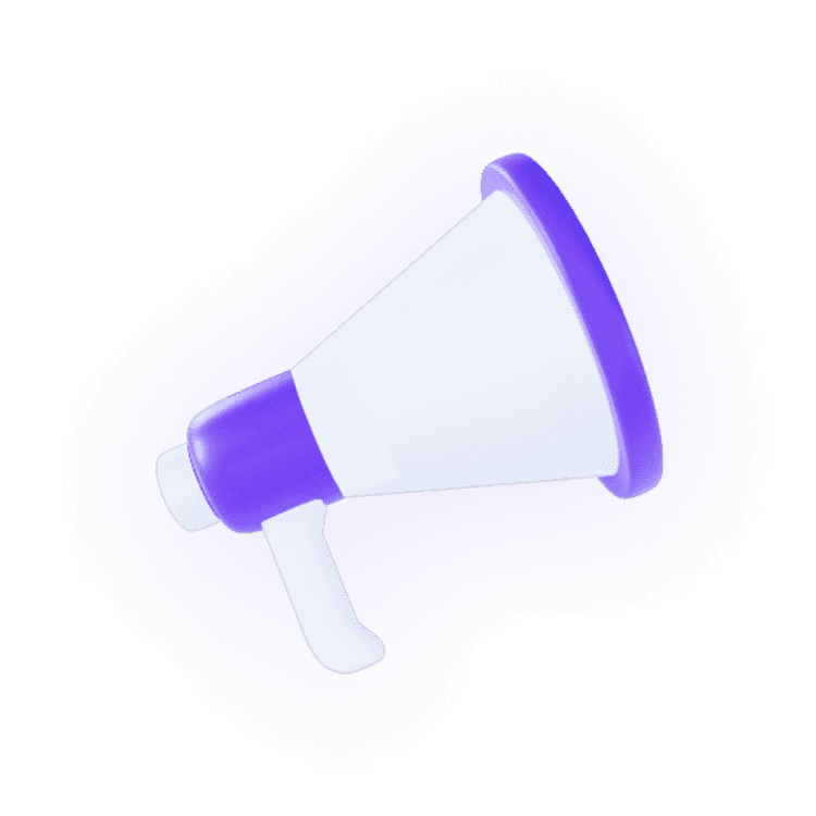 공지 메가폰 아이콘